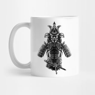 Samurai's Shield - Traditional Japanese Armor Mug